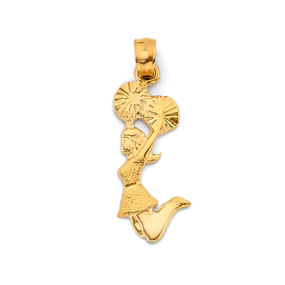 14K Yellow Gold Nature, Sports, Evil Eye & Baby Pendant - PT3101