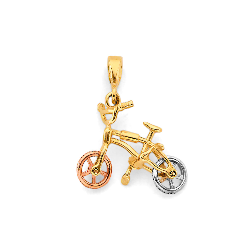 14K Yellow Gold Nature, Sports, Evil Eye & Baby Pendant - PT3102