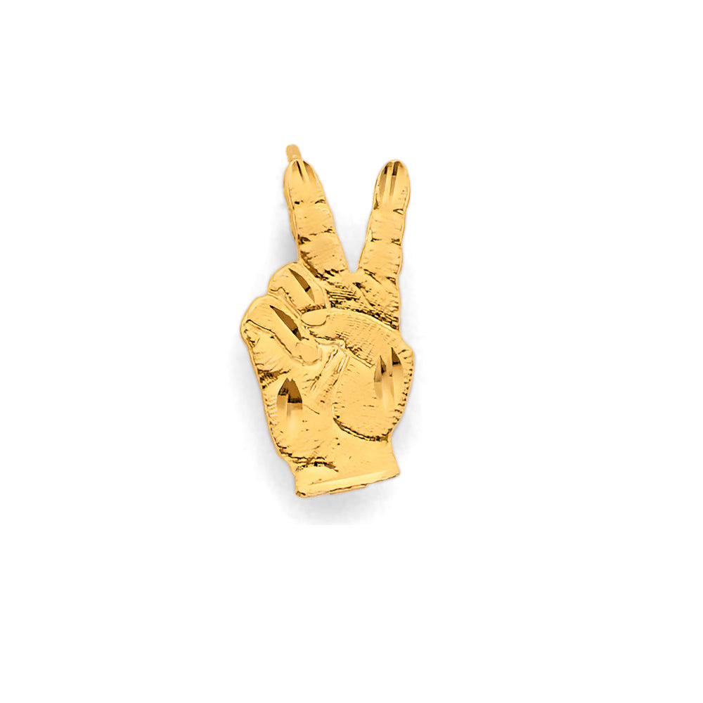 14K Yellow Gold Nature, Sports, Evil Eye & Baby Pendant - PT3104