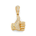 14K Yellow Gold Nature, Sports, Evil Eye & Baby Pendant - PT3109