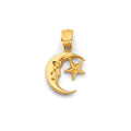14K Yellow Gold Nature, Sports, Evil Eye & Baby Pendant - PT3113