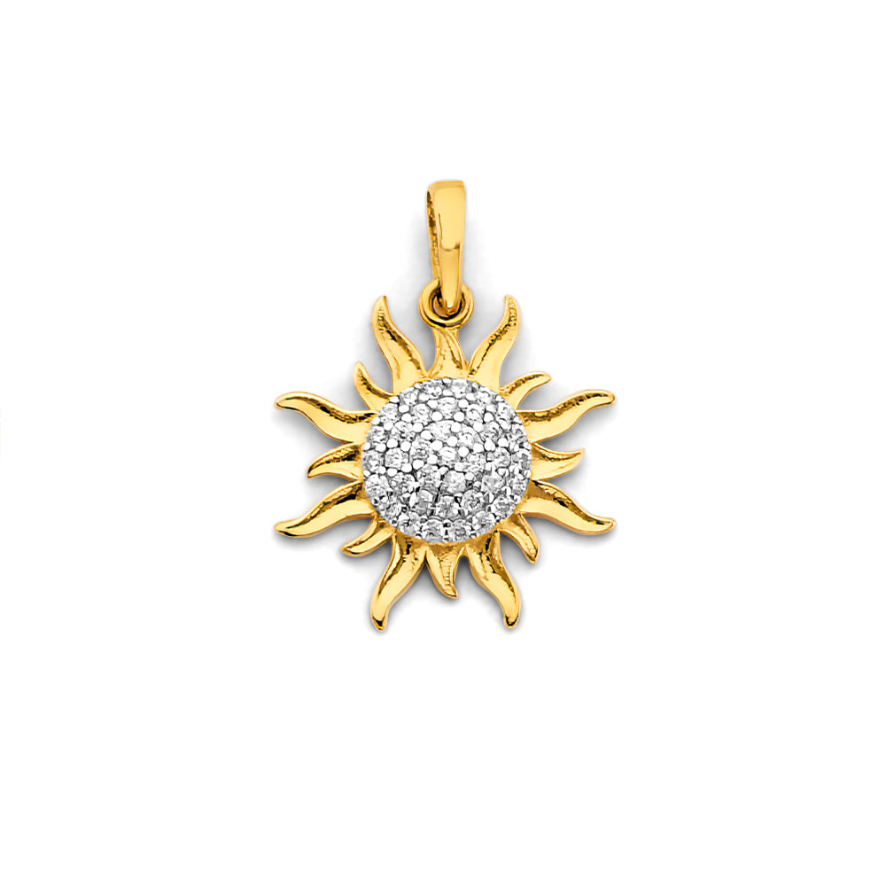 14K Yellow Gold Nature, Sports, Evil Eye & Baby Pendant - PT3114