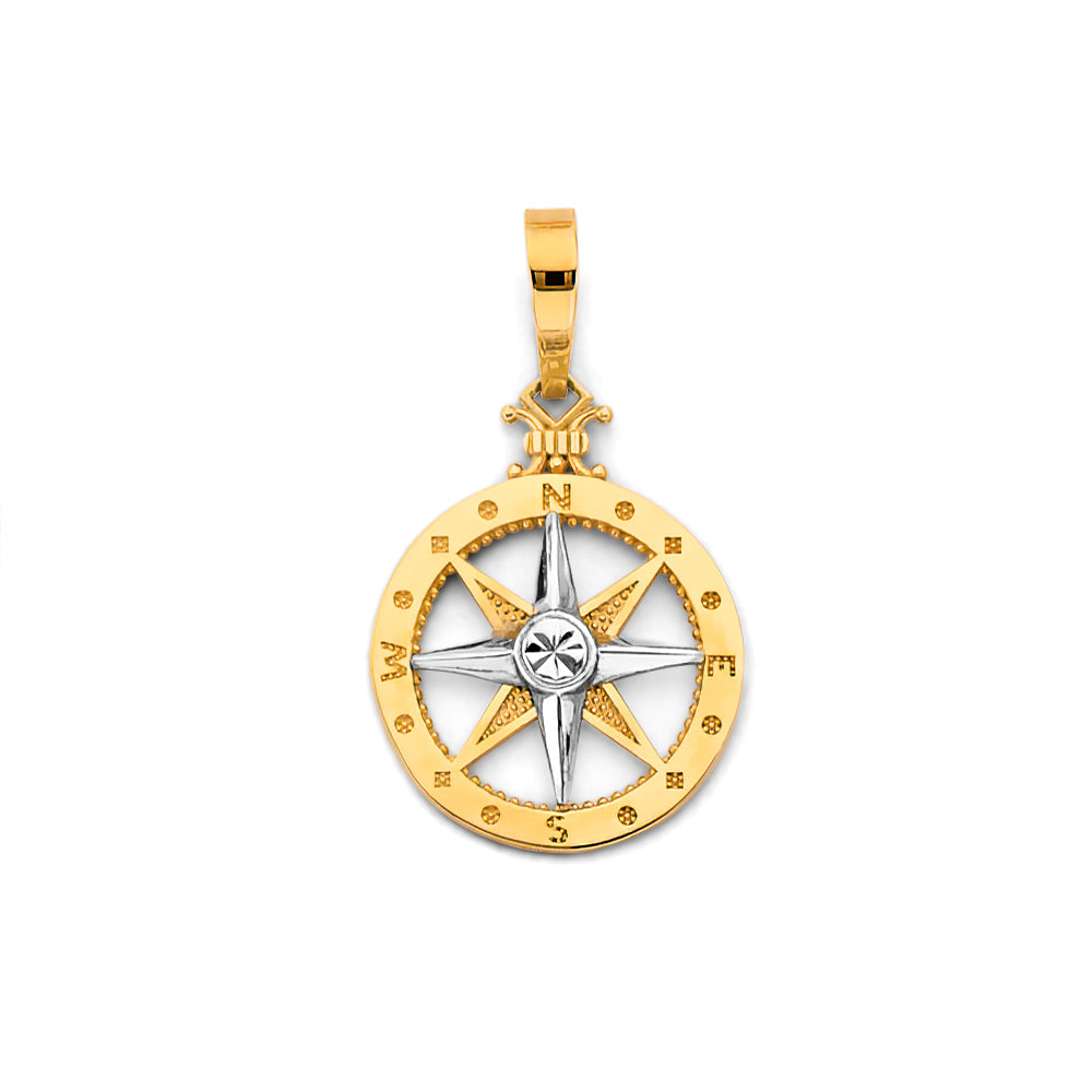 14K Yellow Gold Nature, Sports, Evil Eye & Baby Pendant - PT3116