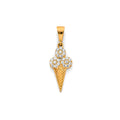 14K Yellow Gold Nature, Sports, Evil Eye & Baby Pendant - PT3124