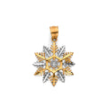 14K Yellow Gold Nature, Sports, Evil Eye & Baby Pendant - PT3128