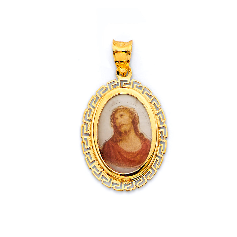 14K Yellow Gold Religious Pendant - PT3137