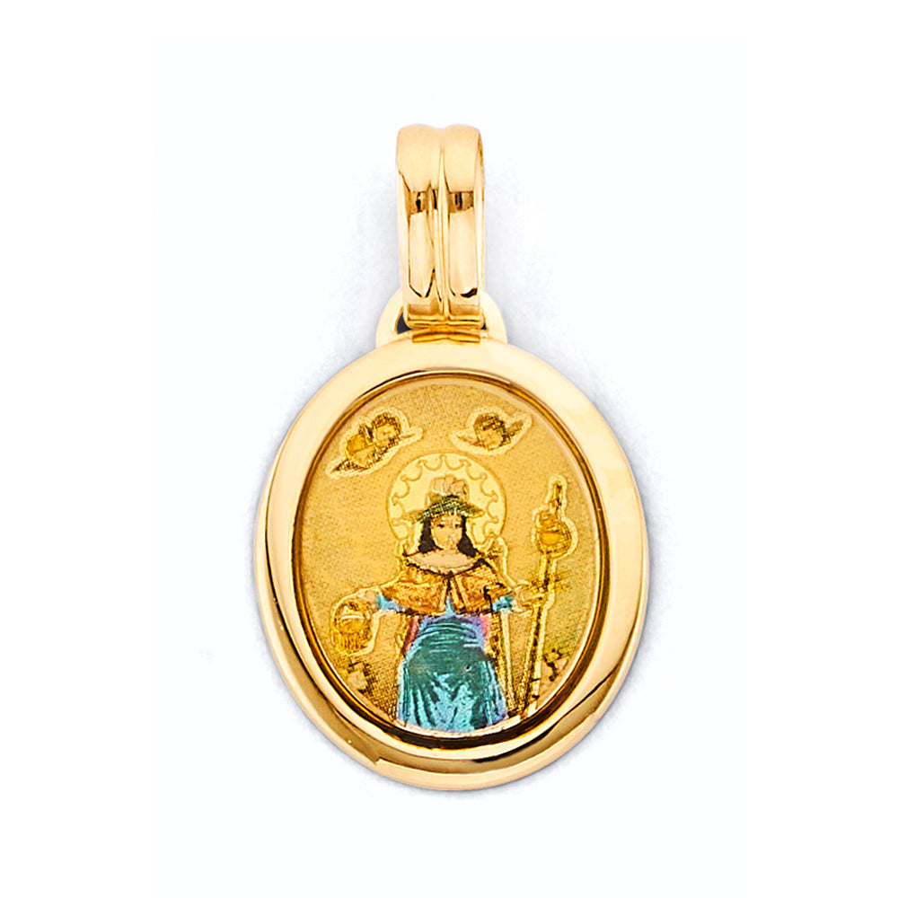 14K Yellow Gold Religious Pendant - PT3139