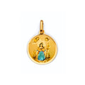 14K Yellow Gold Religious Pendant - PT3140