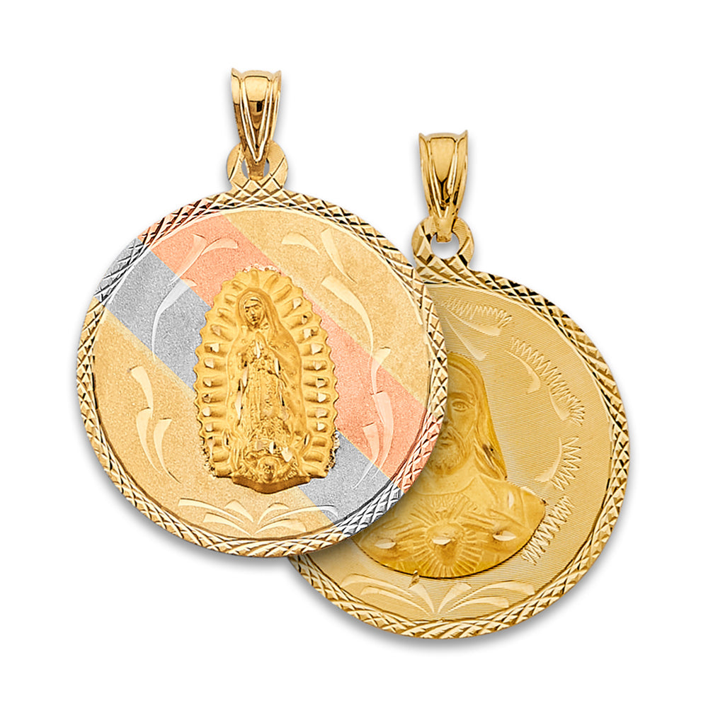 14K Yellow Gold Religious Pendant - PT3142