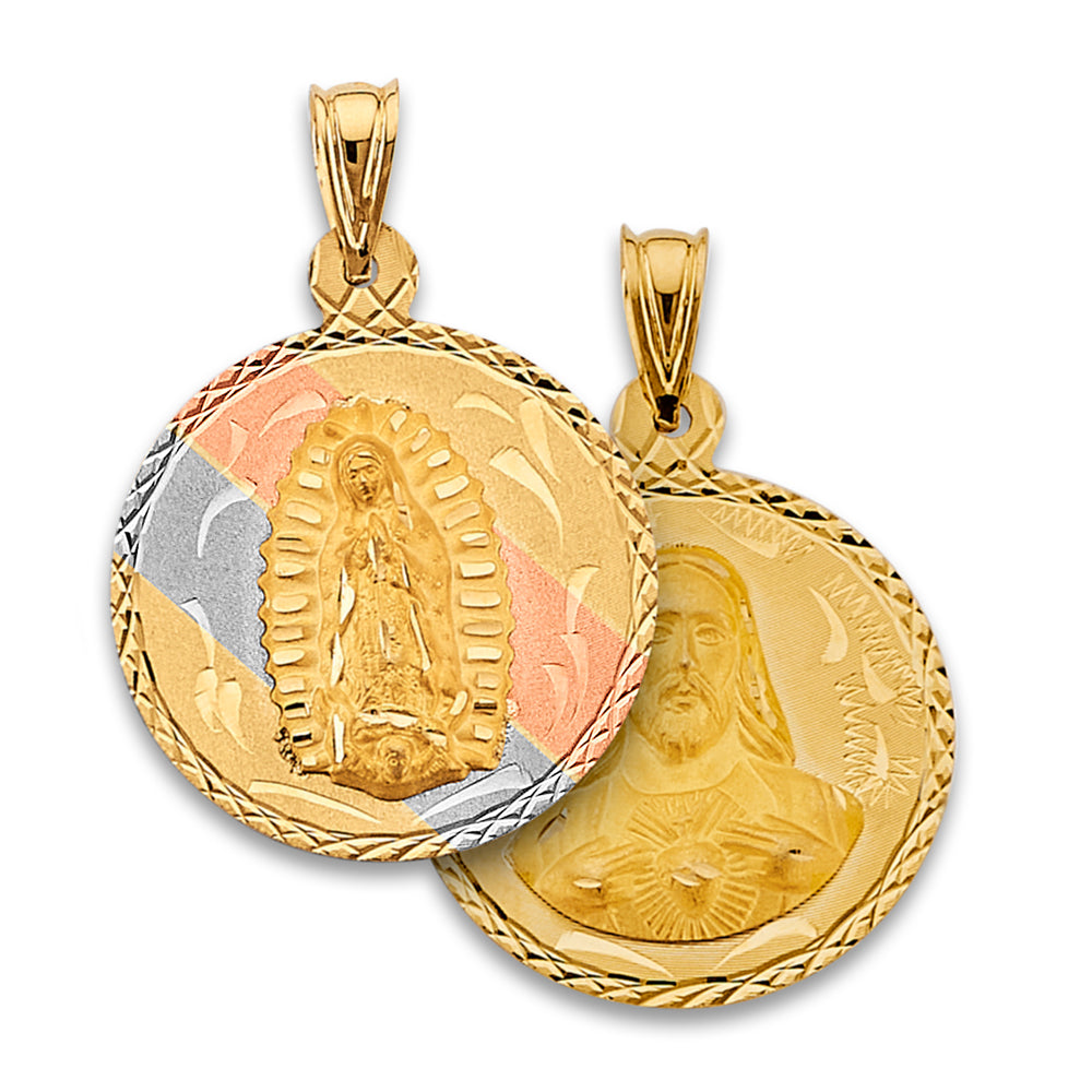 14K Yellow Gold Religious Pendant - PT3143