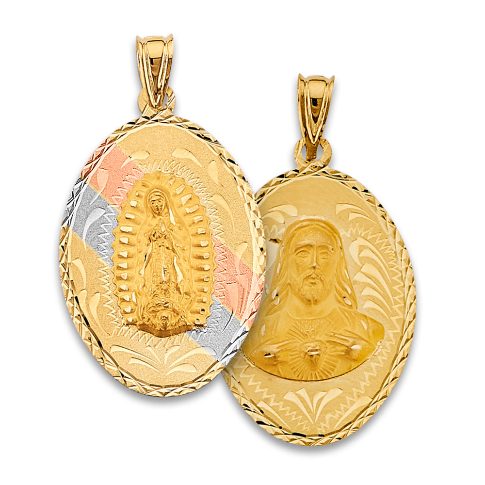 14K Yellow Gold Religious Pendant - PT3144