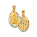 14K Yellow Gold Religious Pendant - PT3146