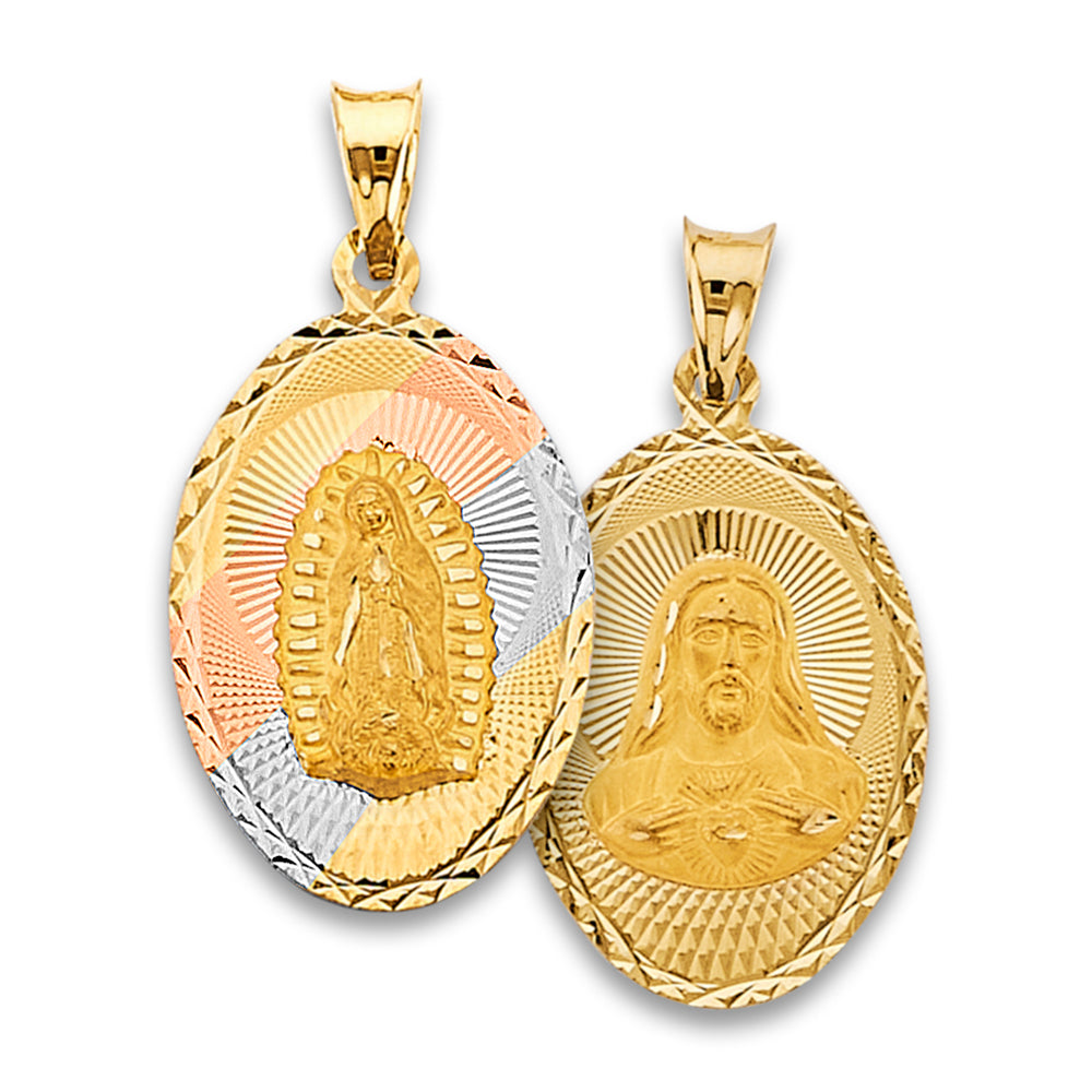 14K Yellow Gold Religious Pendant - PT3147