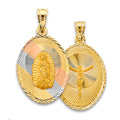 14K Yellow Gold Religious Pendant - PT3148
