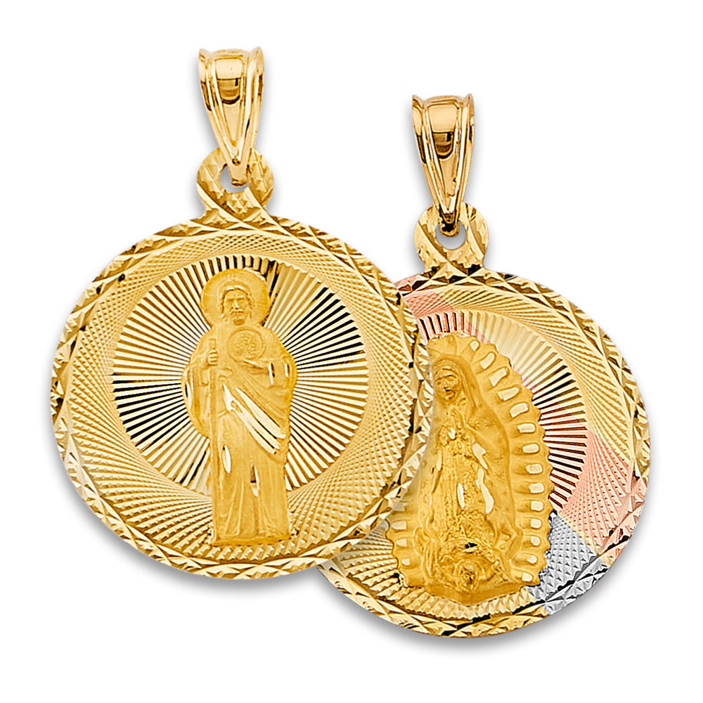 14K Yellow Gold Religious Pendant - PT3150