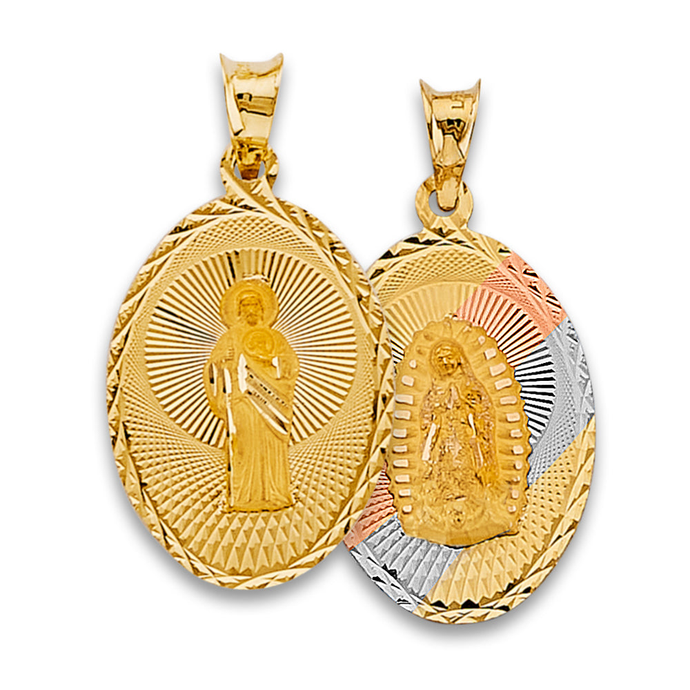 14K Yellow Gold Religious Pendant - PT3152