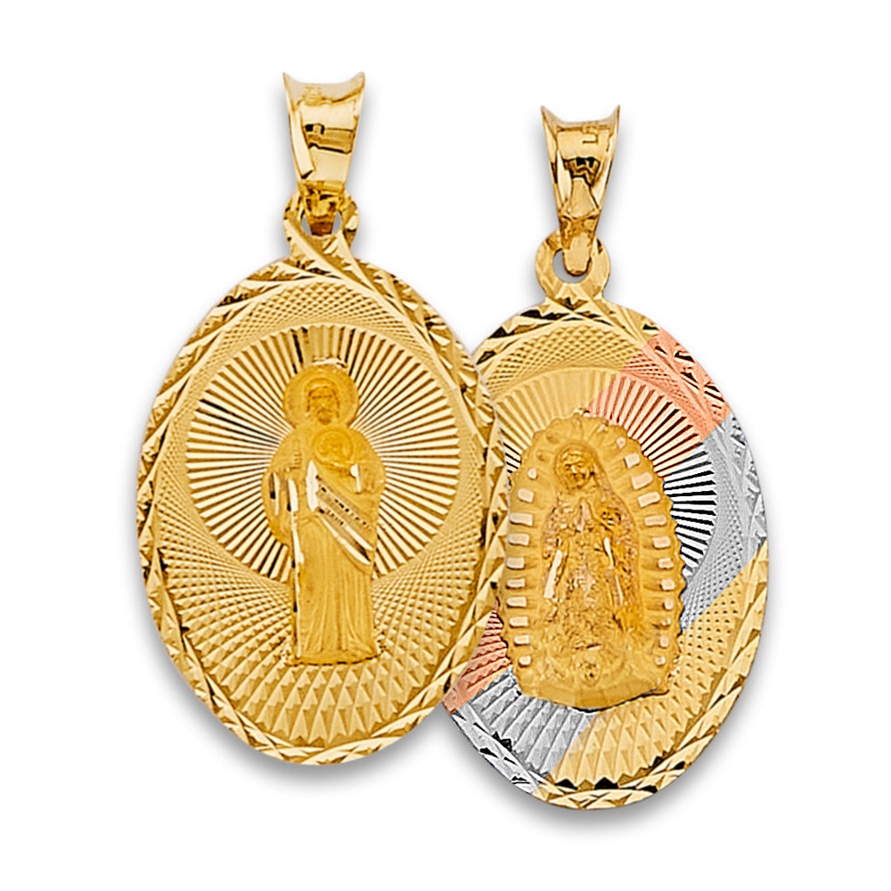 14K Yellow Gold Religious Pendant - PT3153