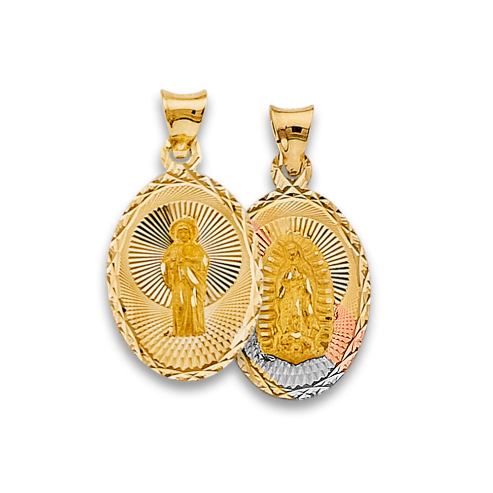 14K Yellow Gold Religious Pendant - PT3154