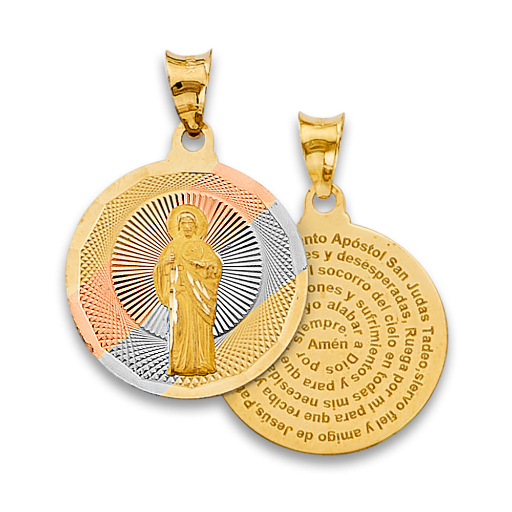 14K Yellow Gold Religious Pendant - PT3155