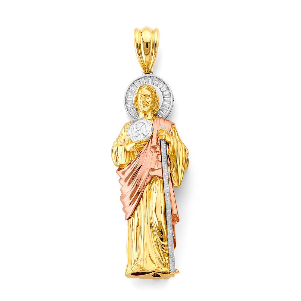 14K Yellow Gold Religious Pendant - PT3159