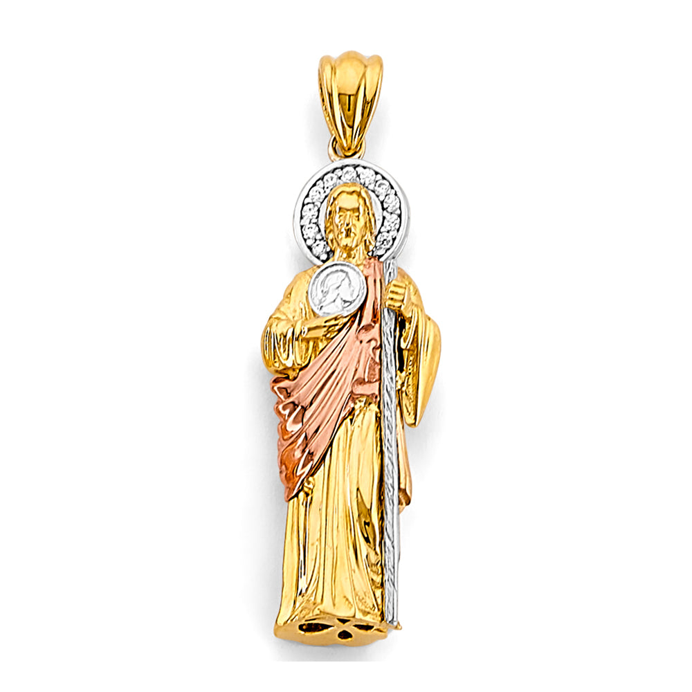 14K Yellow Gold Religious Pendant - PT3163