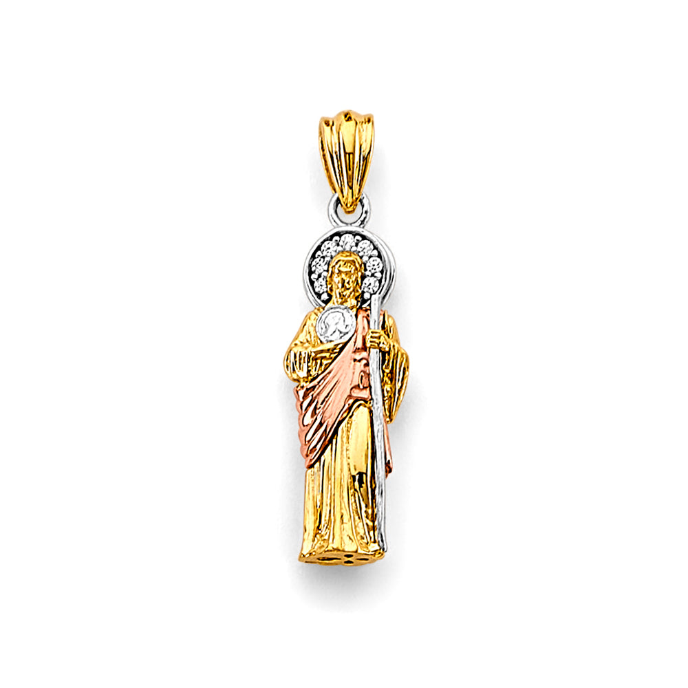 14K Yellow Gold Religious Pendant - PT3164