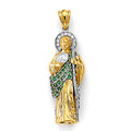 14K Yellow Gold Religious Pendant - PT3166