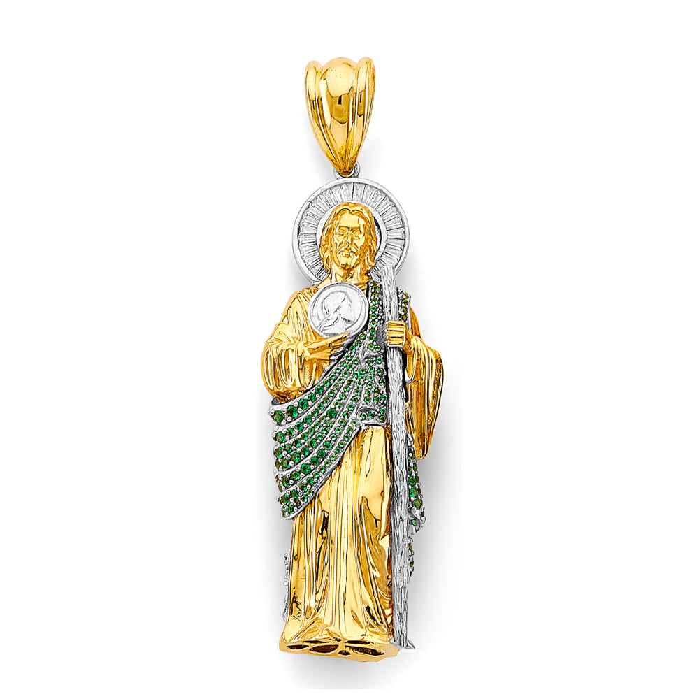 14K Yellow Gold Religious Pendant - PT3168