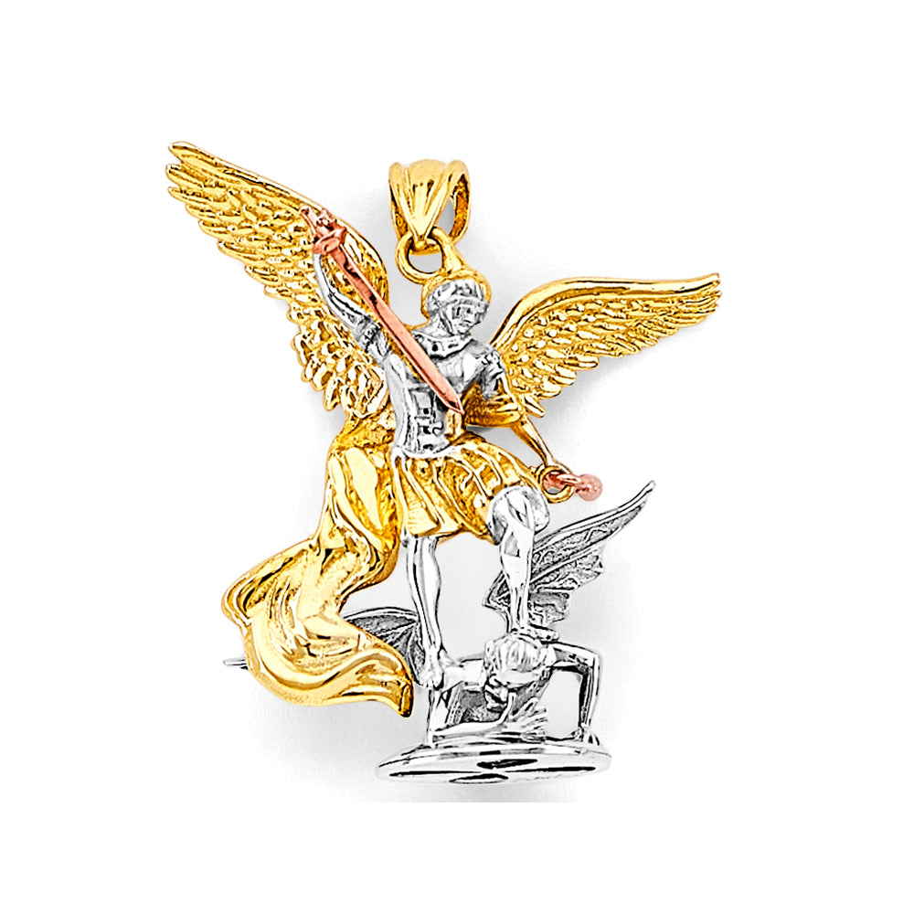 14K Yellow Gold Religious Pendant - PT3172