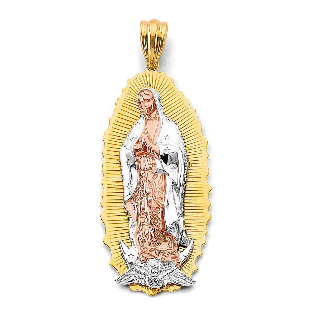14K Yellow Gold Religious Pendant - PT3174