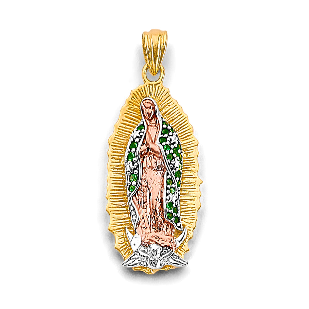 14K Yellow Gold Religious Pendant - PT3179