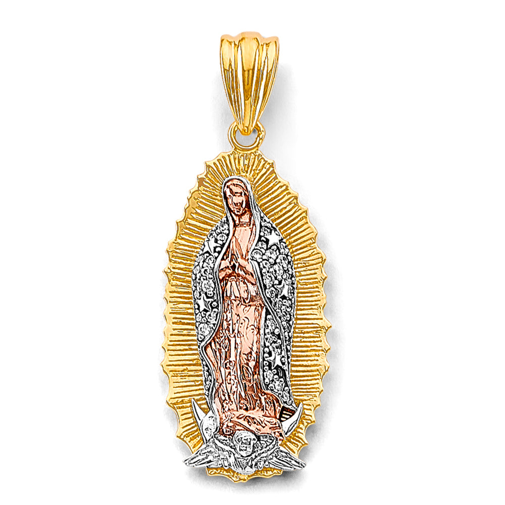 14K Yellow Gold Religious Pendant - PT3181