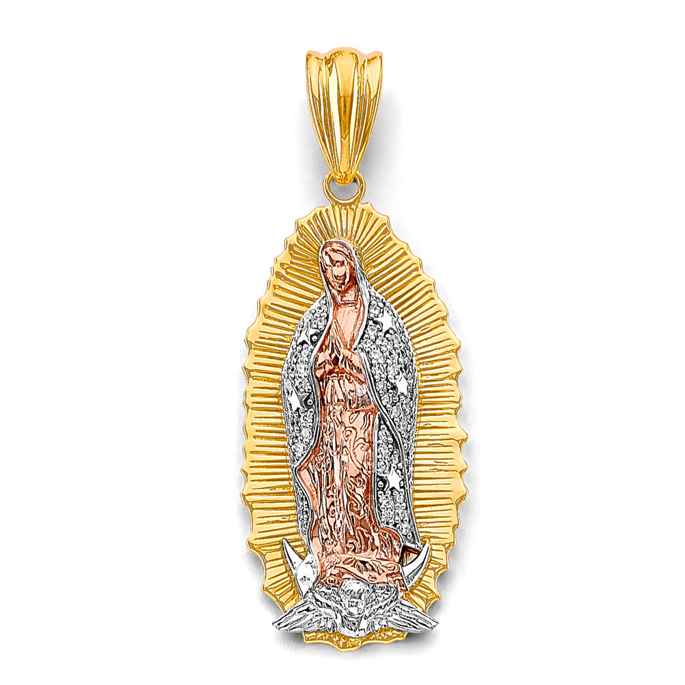 14K Yellow Gold Religious Pendant - PT3182