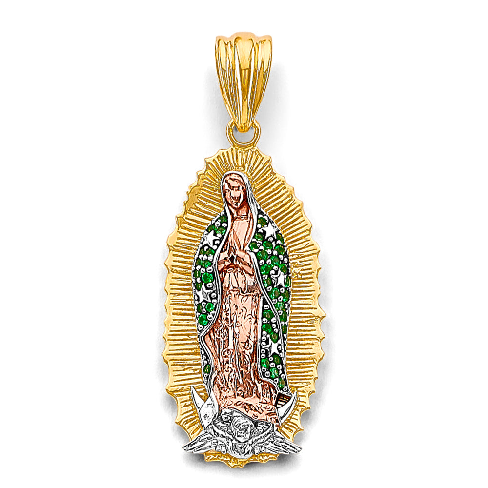14K Yellow Gold Religious Pendant - PT3183
