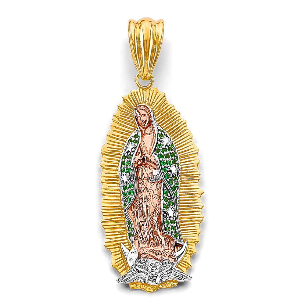14K Yellow Gold Religious Pendant - PT3184