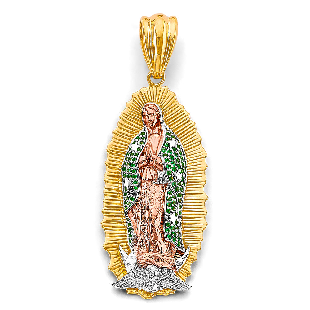 14K Yellow Gold Religious Pendant - PT3185