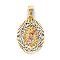 14K Yellow Gold Religious Pendant - PT3201