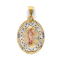 14K Yellow Gold Religious Pendant - PT3202
