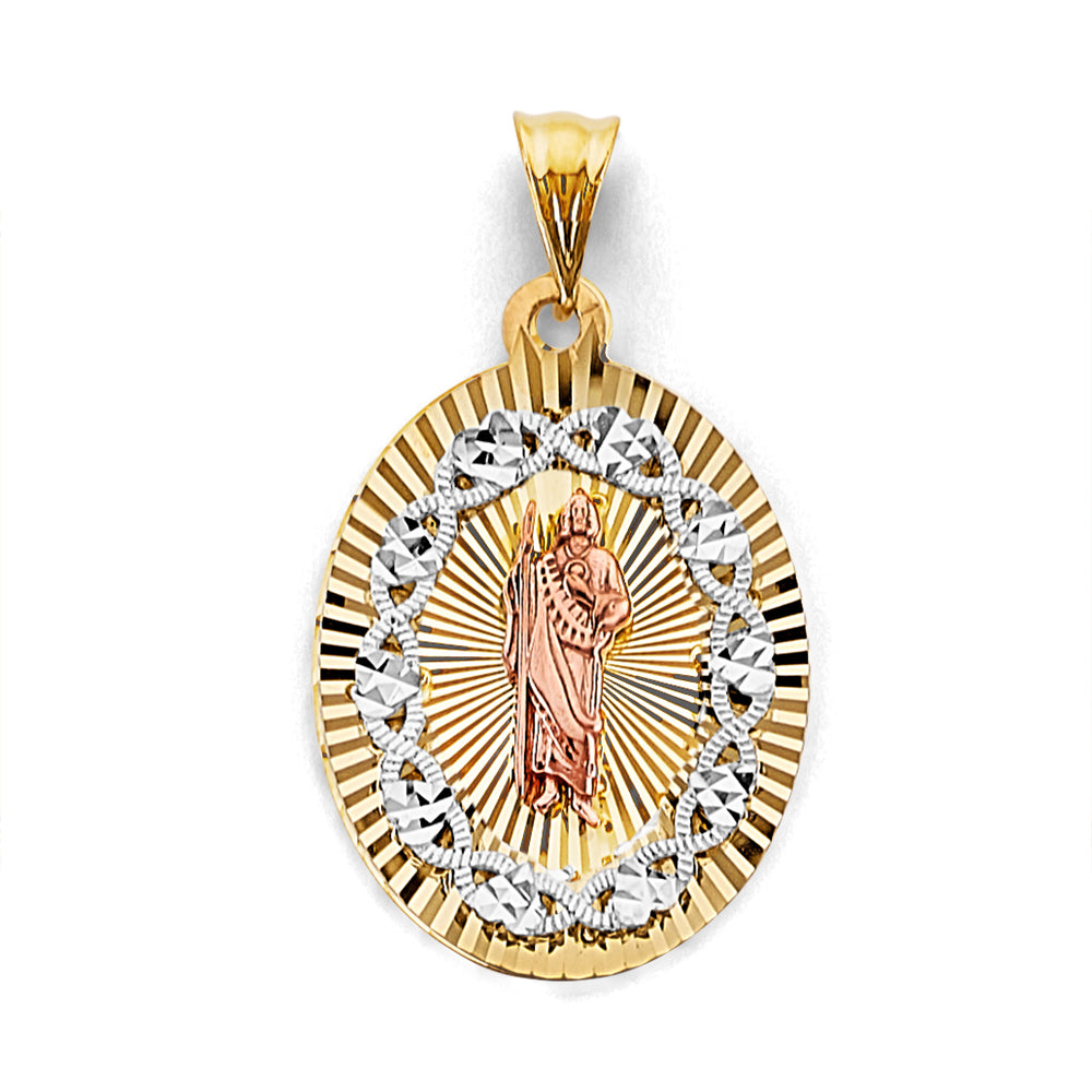 14K Yellow Gold Religious Pendant - PT3202