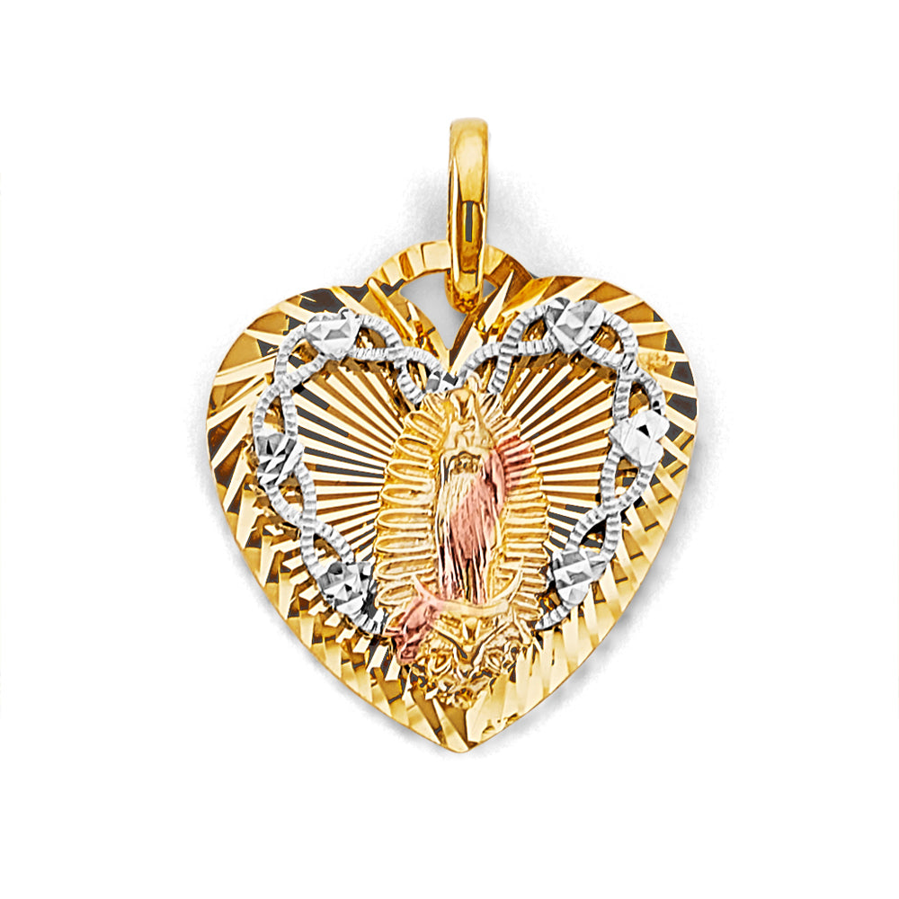 14K Yellow Gold Religious Pendant - PT3204