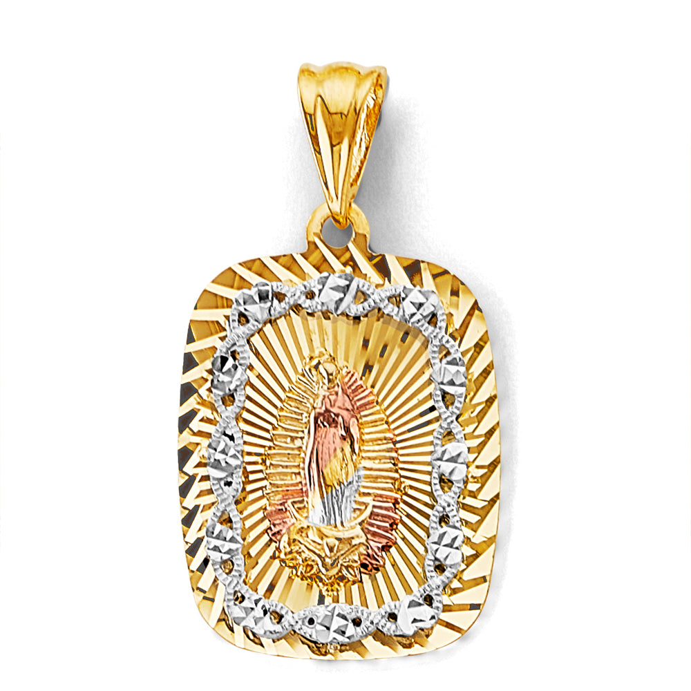 14K Yellow Gold Religious Pendant - PT3205