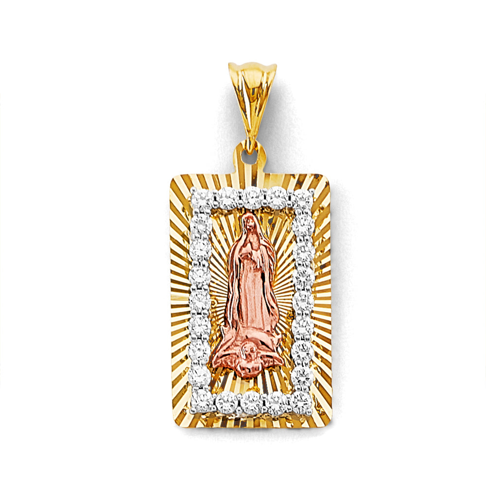 14K Yellow Gold Religious Pendant - PT3206