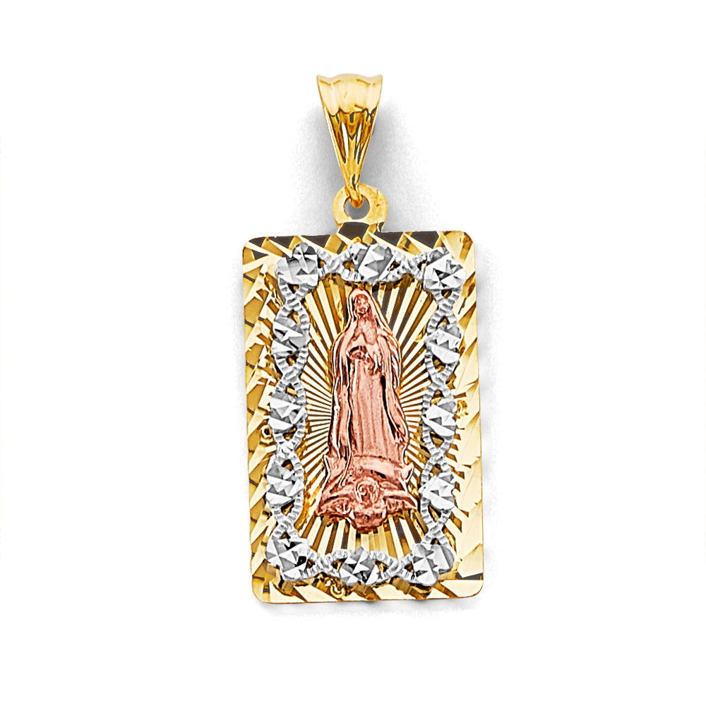 14K Yellow Gold Religious Pendant - PT3208