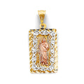14K Yellow Gold Religious Pendant - PT3210