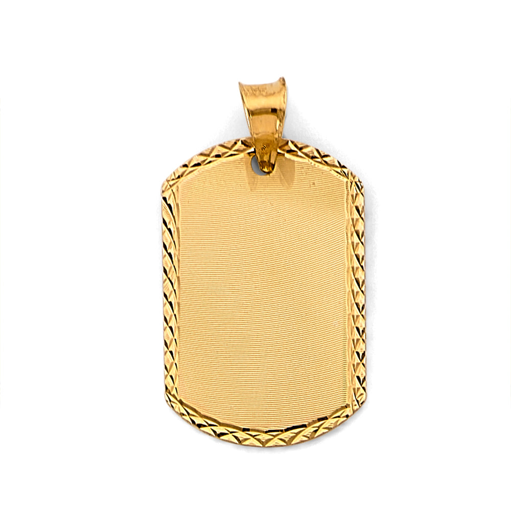 14K Yellow Gold Religious Pendant - PT3213