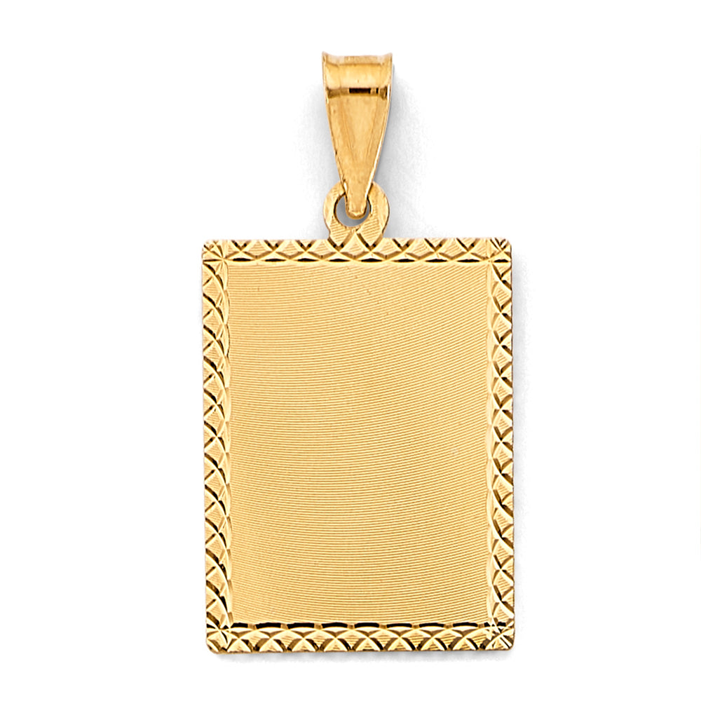 14K Yellow Gold Religious Pendant - PT3214