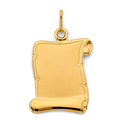 14K Yellow Gold Religious Pendant - PT3216