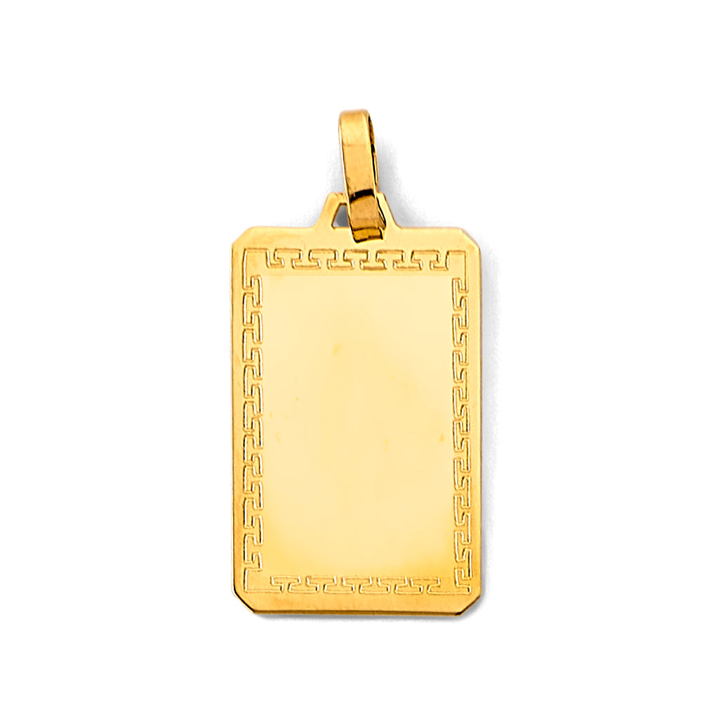 14K Yellow Gold Religious Pendant - PT3219