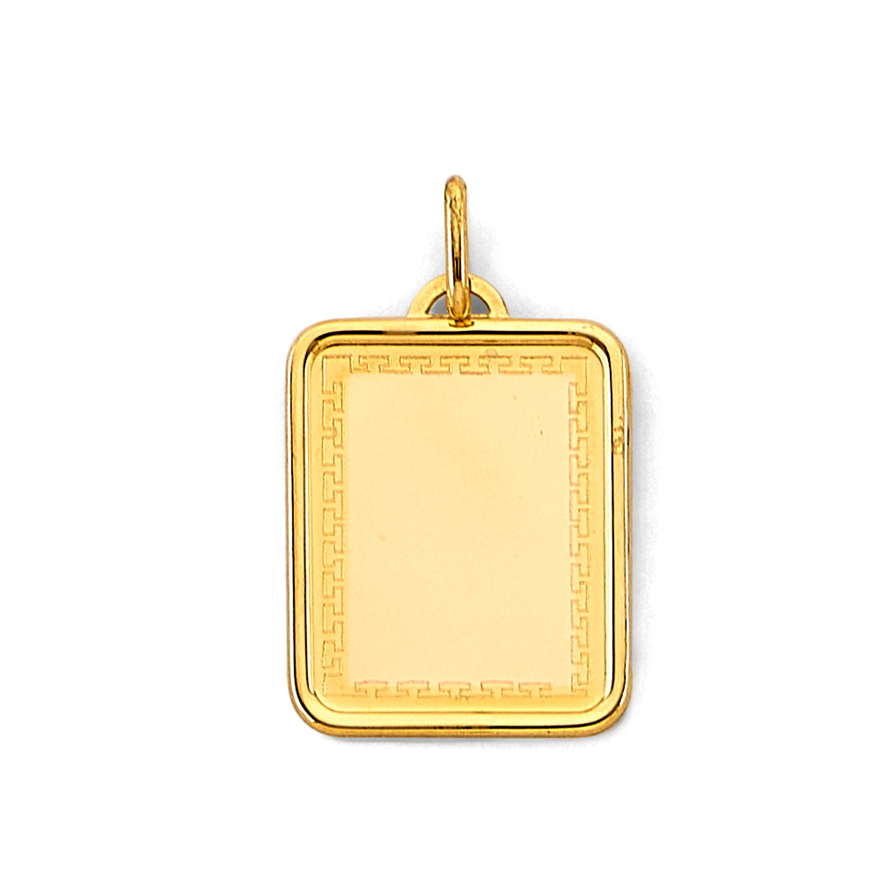 14K Yellow Gold Religious Pendant - PT3220