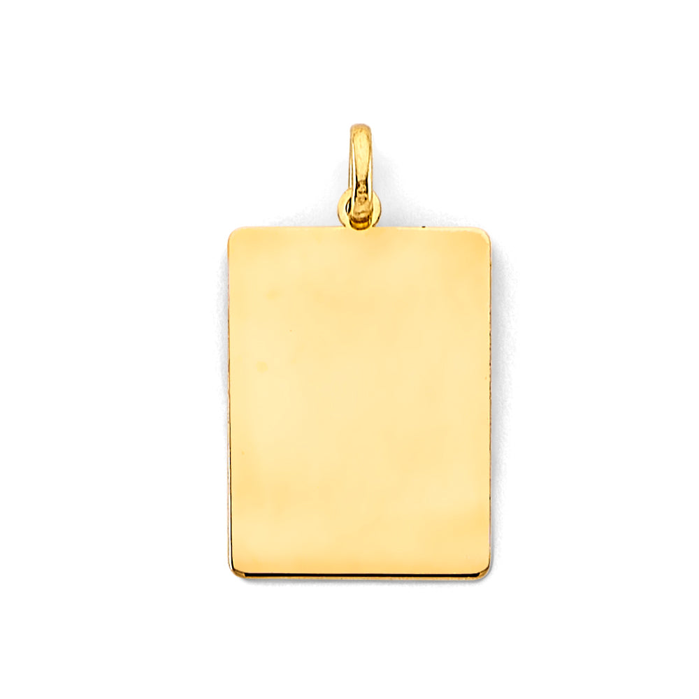 14K Yellow Gold Religious Pendant - PT3221